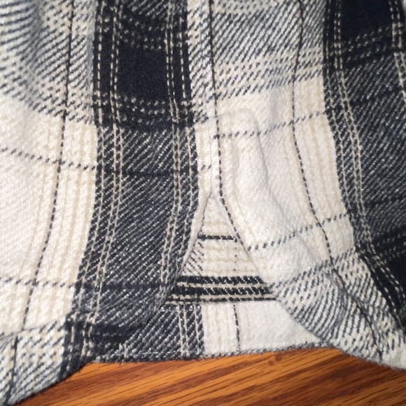 NWT Lucky Brand Oversized Plaid Flannel Shacket - Picture 8 of 10